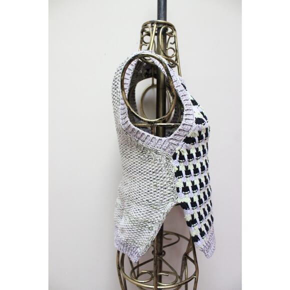 Stine Goya Greta Multicolor Knitted Sleeveless Sweater Vest Size XS - Picture 3 of 5